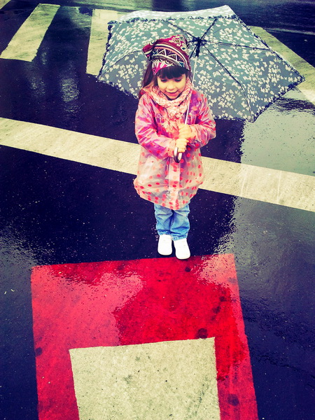Sofia in ploaie