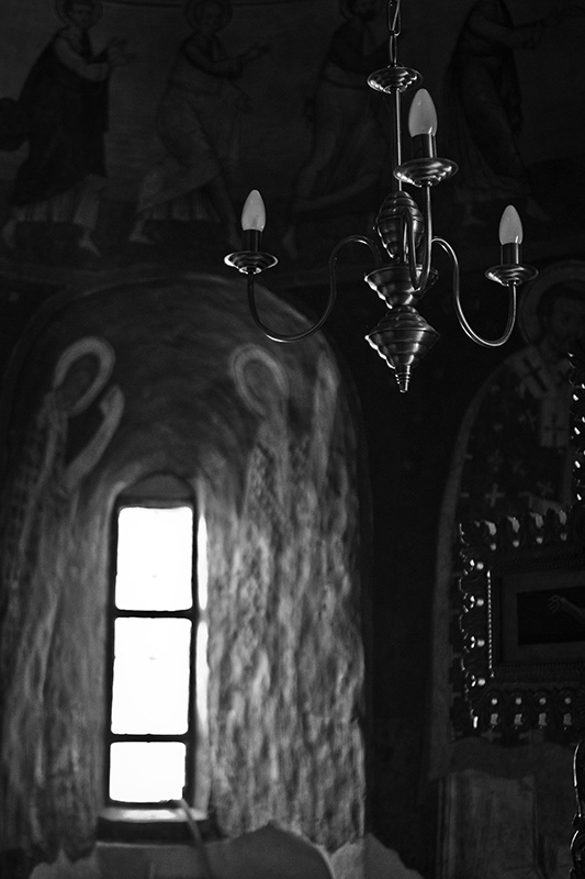 Lights cut Orthodox Church photo